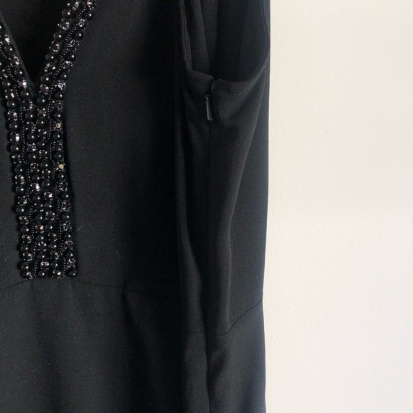 Leith little black dress jeweled neckline medium - Picture 6 of 8